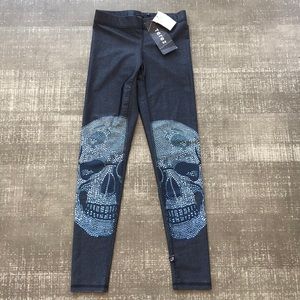 Terez Skull Leggings - Never Worn
